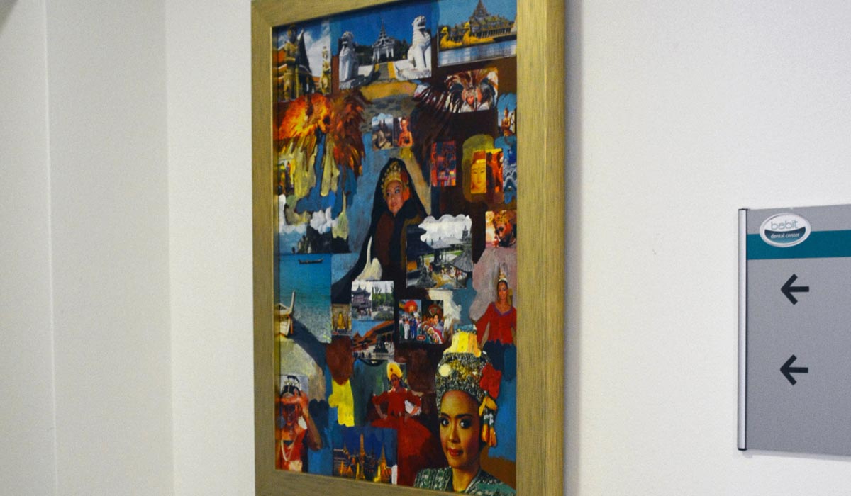 Solo exhibition at Dental center BABIT