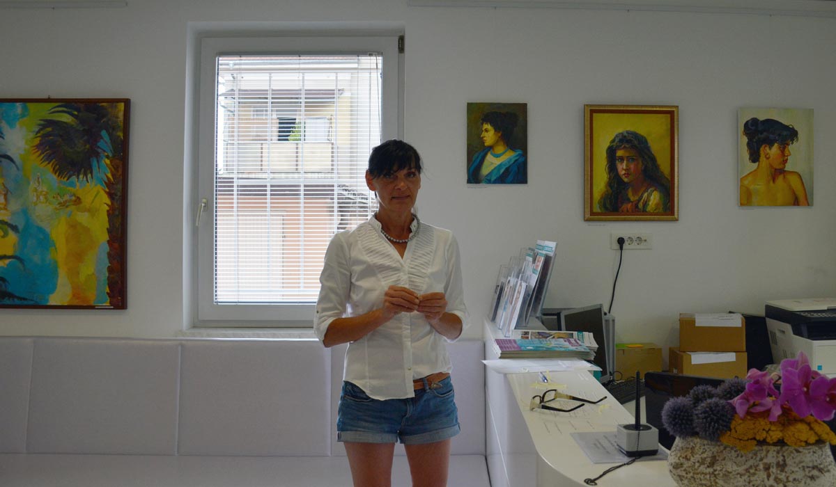 Solo exhibition at Dental center BABIT